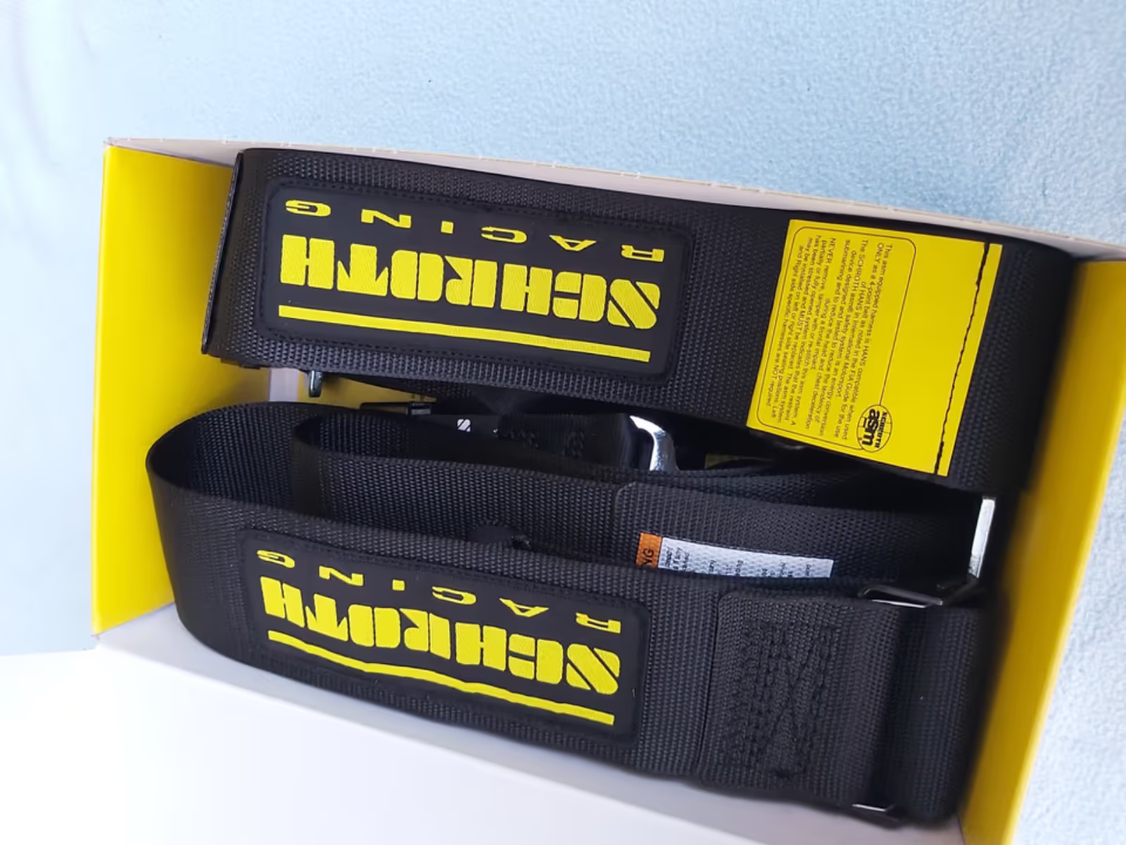 SCHROTH PROFI II-FE ASM BELT, BLACK, RELEASE, LEFT, NEW. 20071