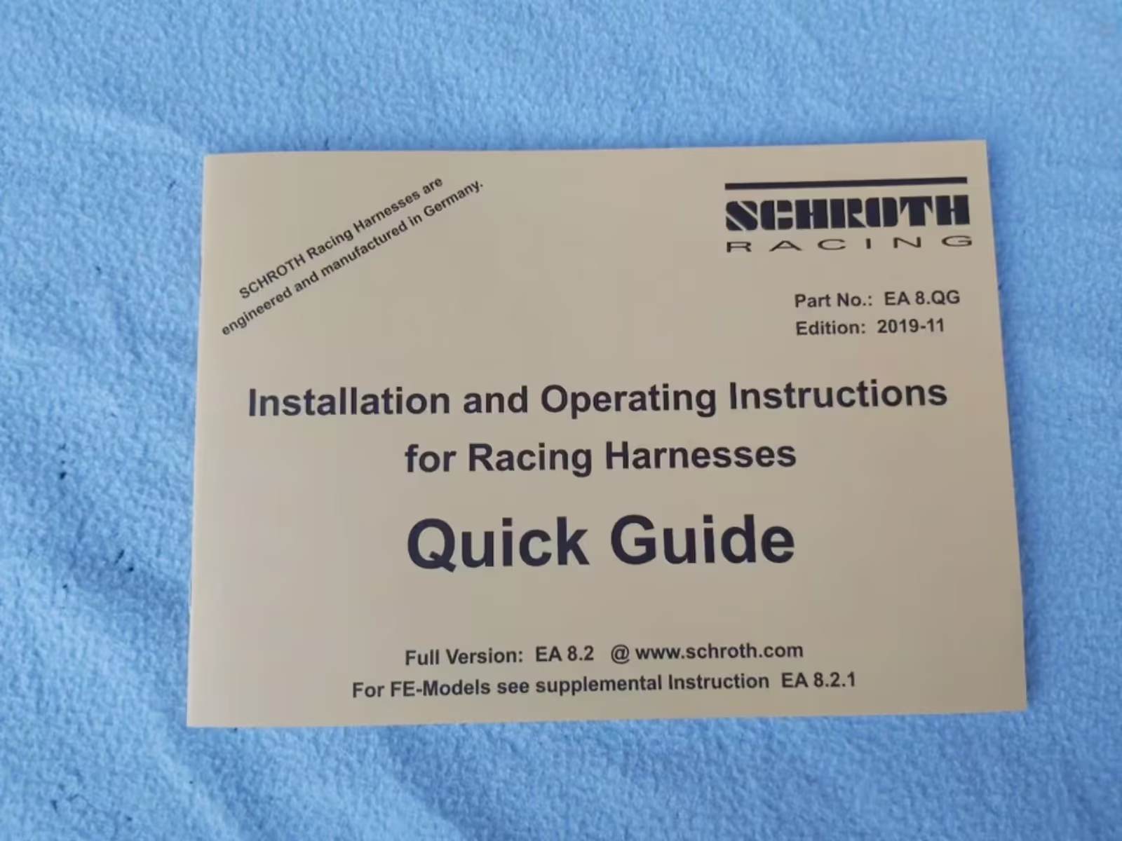 SCHROTH PROFI II-FE ASM BELT, BLACK, RELEASE, LEFT, NEW. 20071