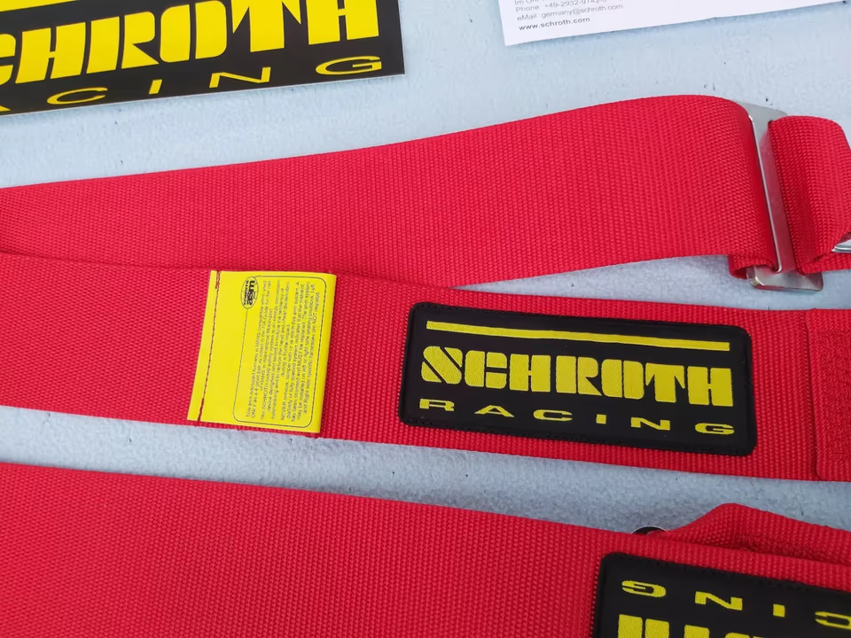 SCHROTH PROFI II-FE ASM BELT, RED, RELEASE, RIGHT, NEW. 25271
