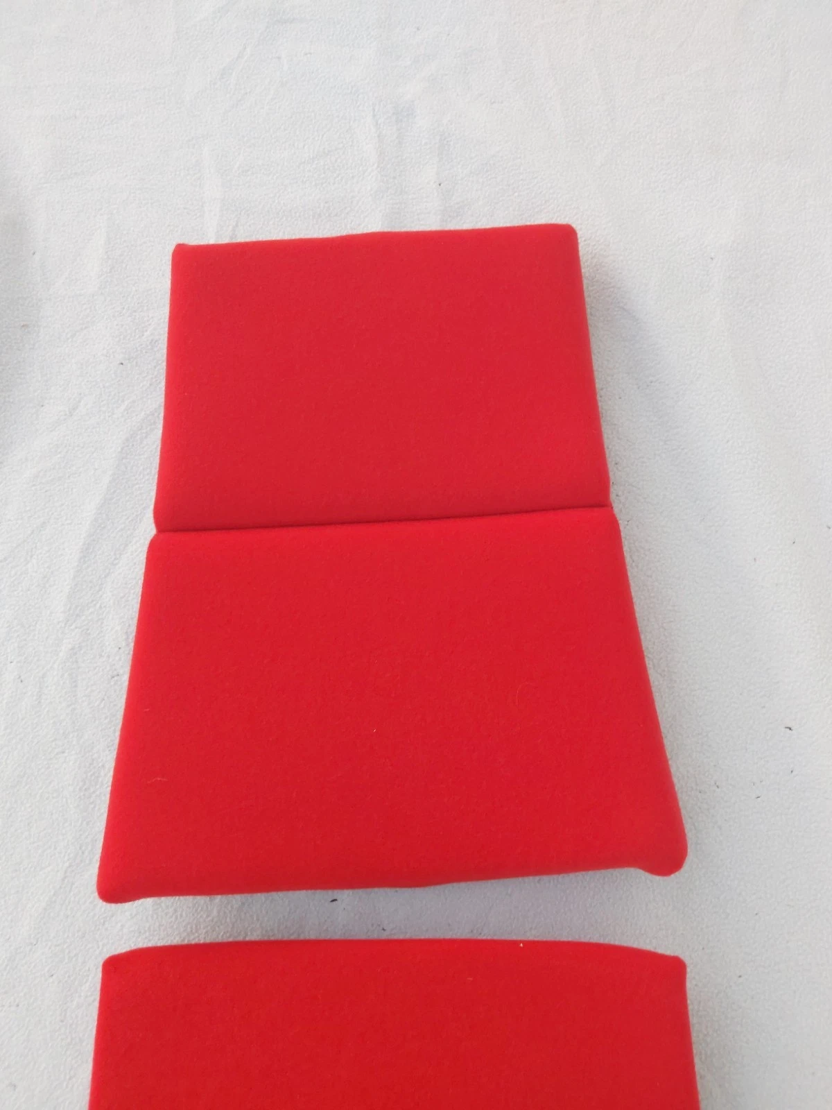 SEAT COVERS VELOUR RED for RECARO POLE POSITION ABE SEAT, NEW