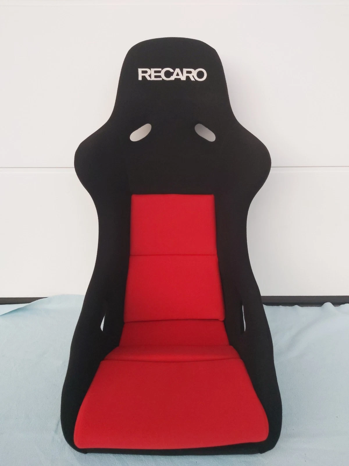 SEAT COVERS VELOUR RED for RECARO POLE POSITION ABE SEAT, NEW