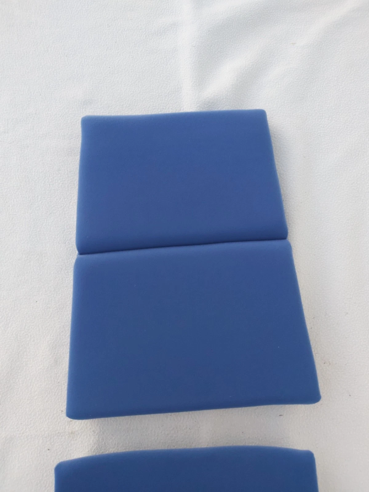 SEAT COVERS VELOUR BLUE for RECARO POLE POSITION ABE SEAT, NEW