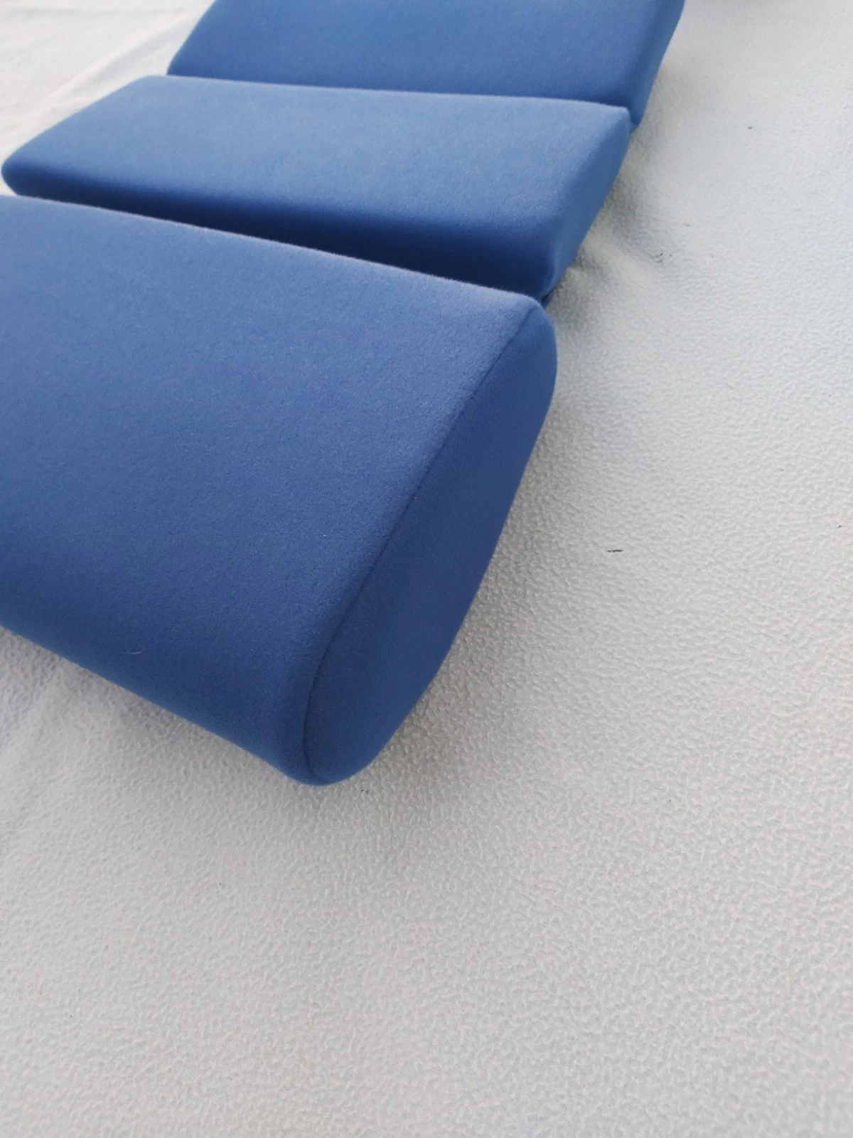 SEAT COVERS VELOUR BLUE for RECARO POLE POSITION ABE SEAT, NEW
