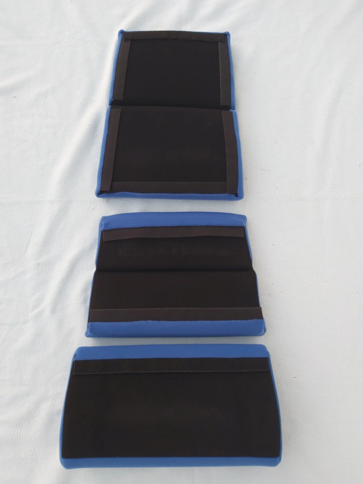 SEAT COVERS VELOUR BLUE for RECARO POLE POSITION ABE SEAT, NEW