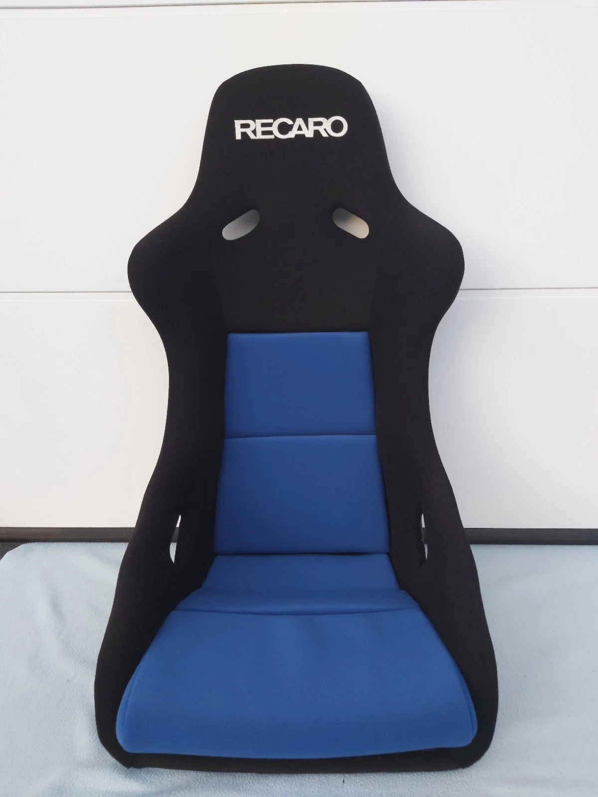 SEAT COVERS VELOUR BLUE for RECARO POLE POSITION ABE SEAT, NEW
