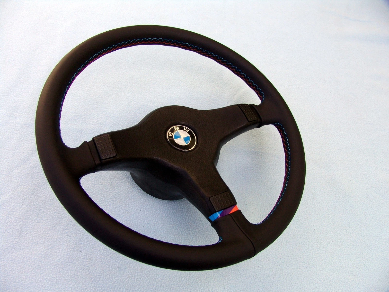 BMW E30 M Technic 1 real leather steering wheel