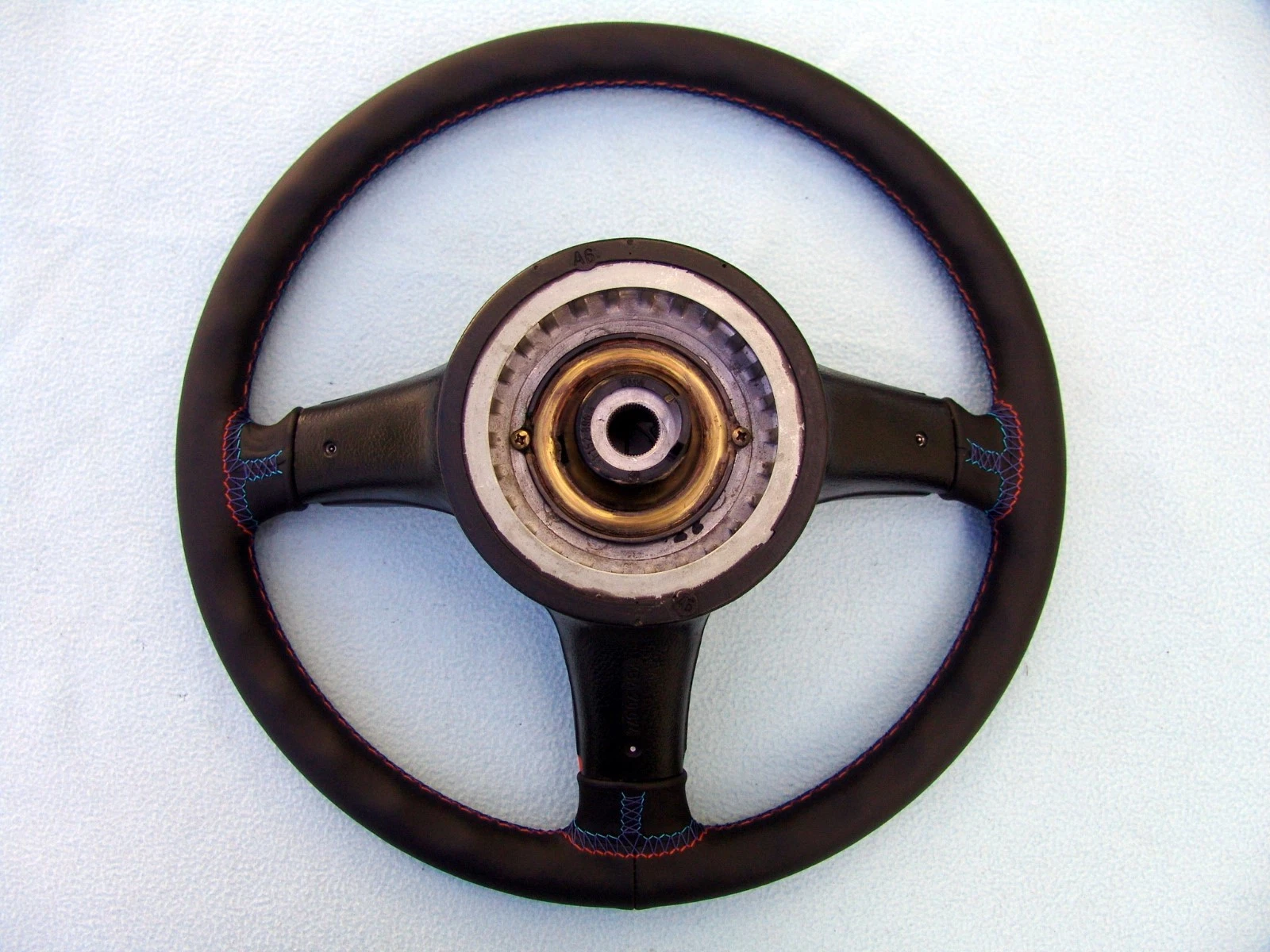 BMW E30 M Technic 1 real leather steering wheel