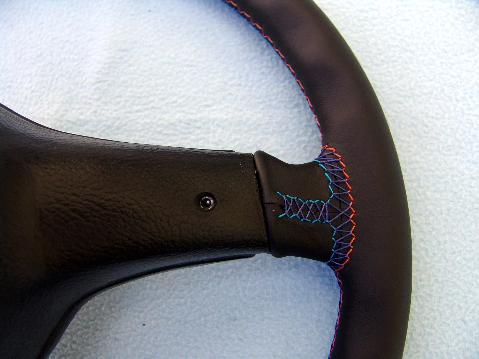 BMW E30 M Technic 1 real leather steering wheel