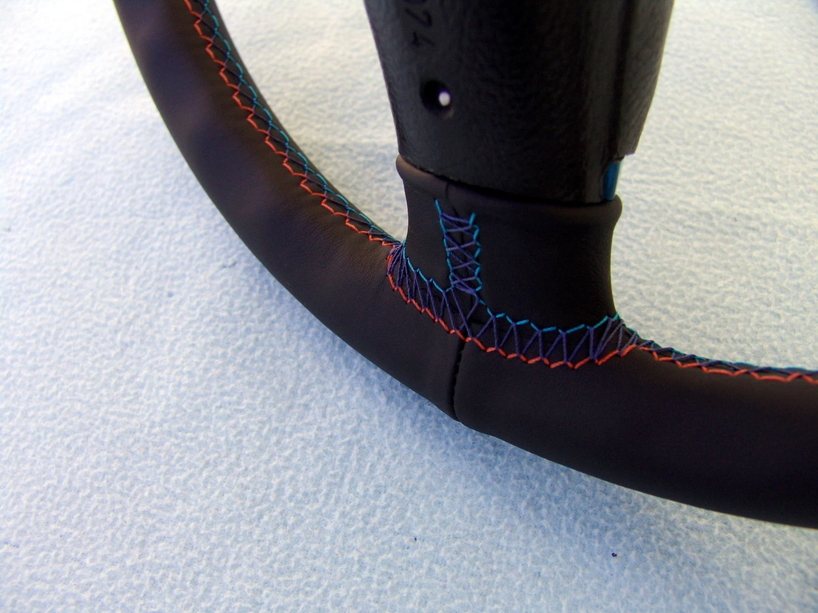 BMW E30 M Technic 1 real leather steering wheel