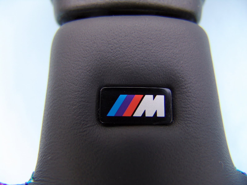 BMW E30 M Technic 2 steering wheel 370mm, new plain/perforated leather