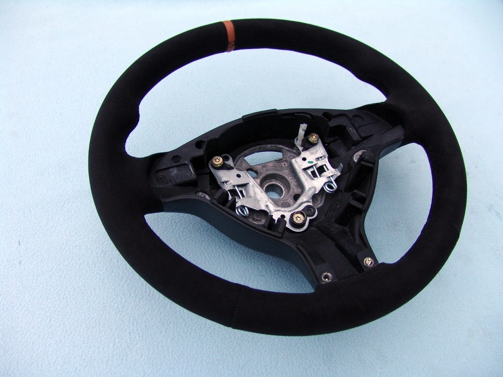 BMW M Technic steering wheel E39, E46, Alcantara + Cinnamon top center stripe