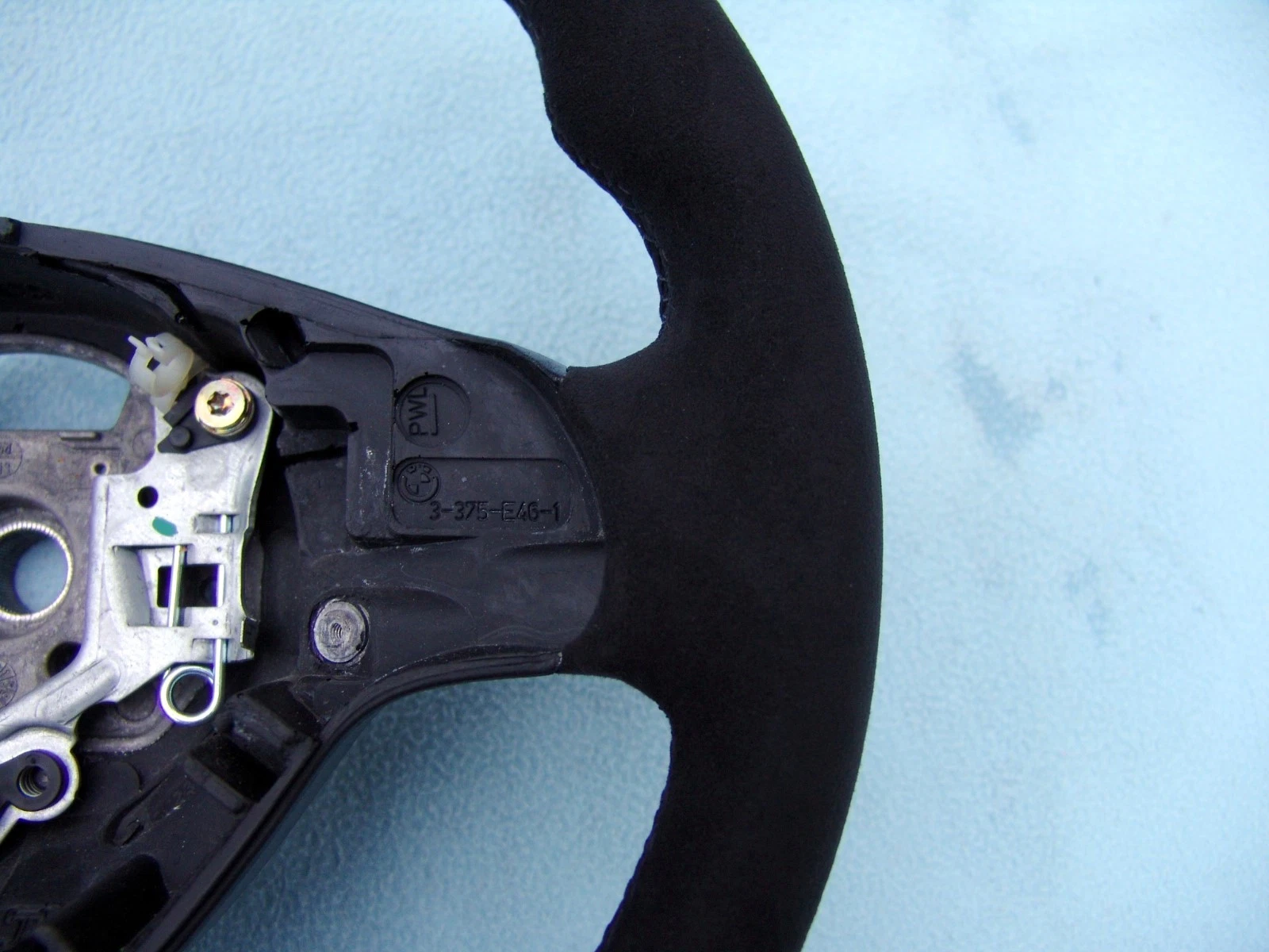 BMW M Technic steering wheel E39, E46, Alcantara + Cinnamon top center stripe