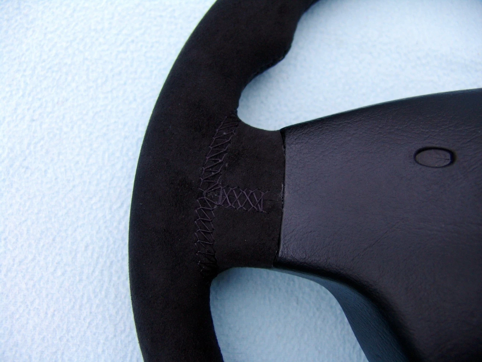 BMW M Technic steering wheel E39, E46, Alcantara + Cinnamon top center stripe