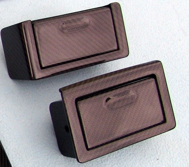 BMW E36 M3 REAL CARBON FRONT AND REAR ASH TRAYS, NEW LAMINATED