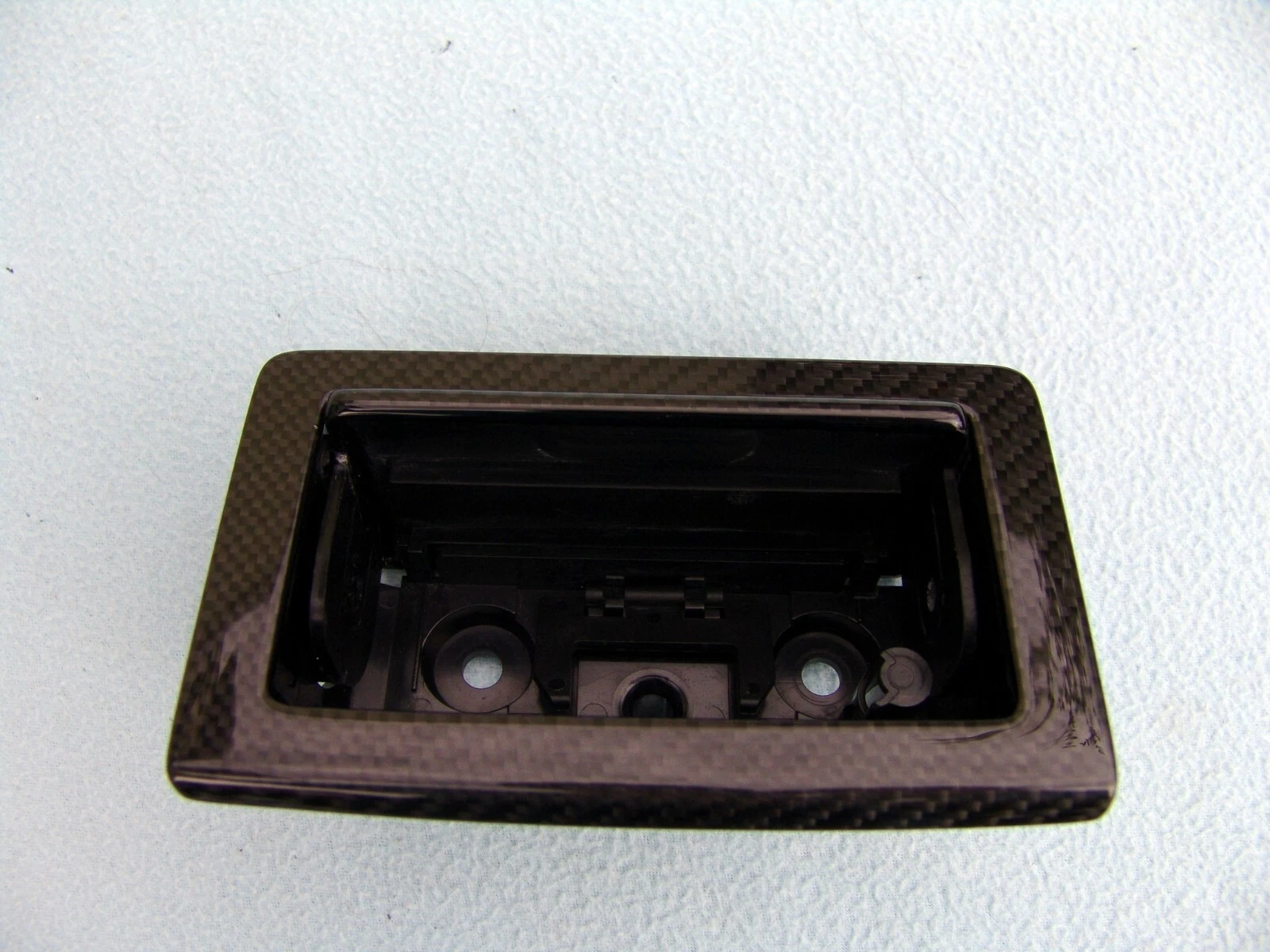 BMW E36 M3 REAL CARBON FRONT AND REAR ASH TRAYS, NEW LAMINATED