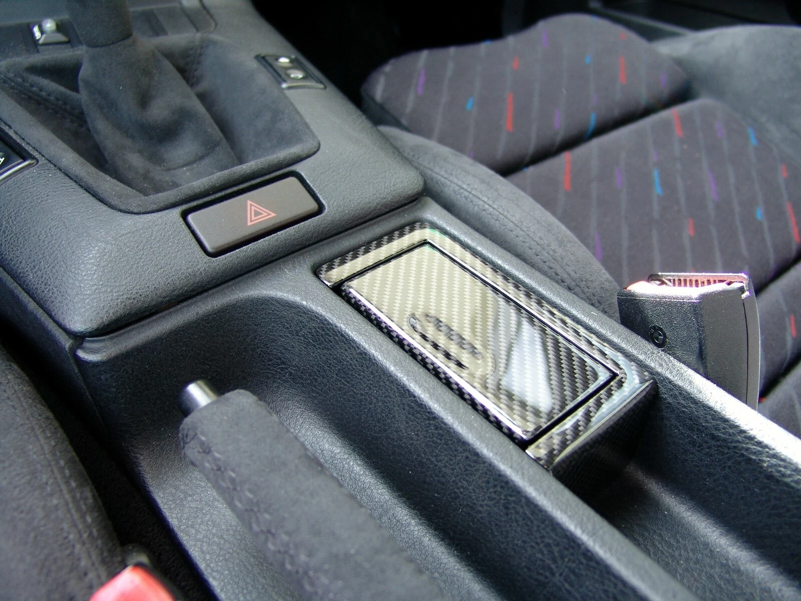 BMW E36 M3 REAL CARBON FRONT AND REAR ASH TRAYS, NEW LAMINATED