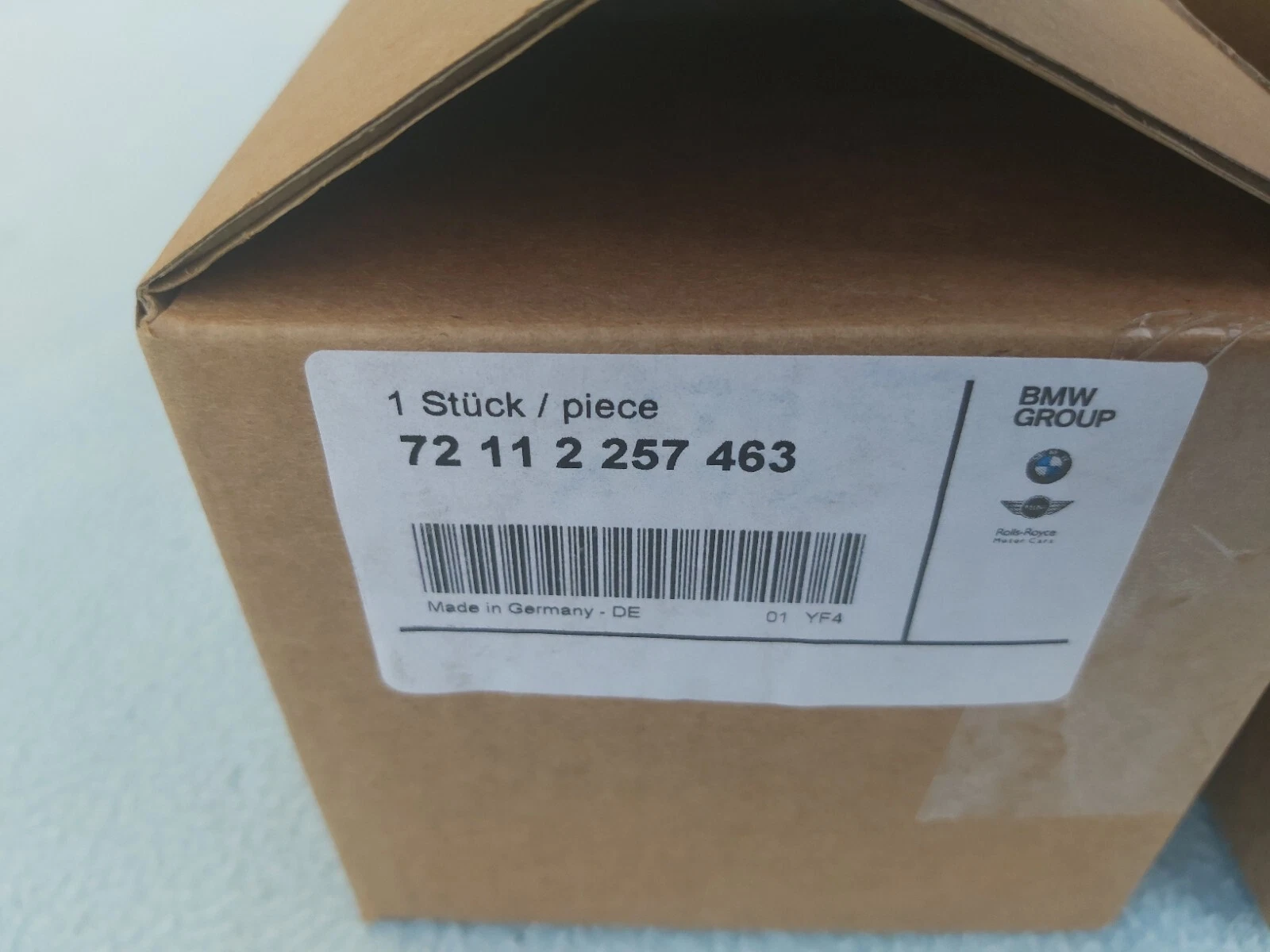 GENUINE BMW E36 COUPE RED MOTORSPORT UPPER FRONT BELTS (LEFT + RIGHT)