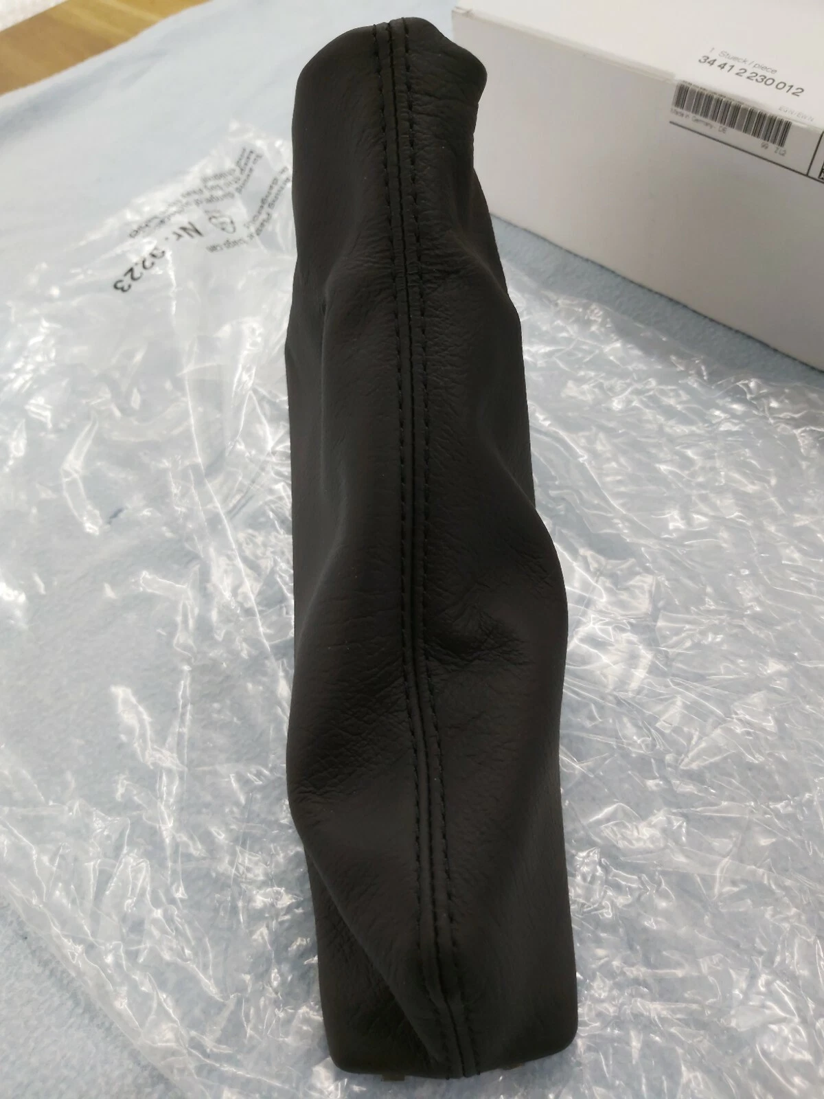 BMW E30 M3 REAL LEATHER HANDBRAKE LEVER BOOT / COVER, BRAND NEW, 34412230012