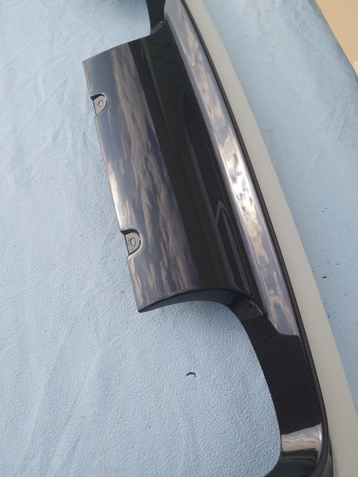 BMW E46 M3 CSL REAL CARBON COVER FOR REAR BUMPER, ORIGINAL BMW, NEW, 51127897863