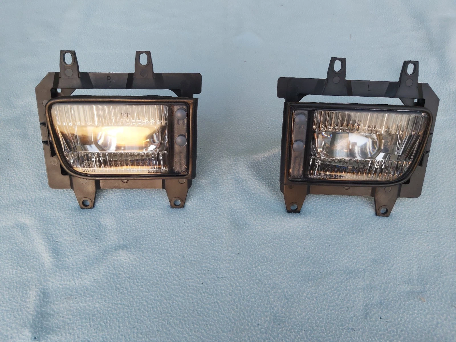 BMW E30 CLEAR EURO FOGLIGHTS, ORIGINAL ZKW, BRAND NEW. 63171385945 + 63171385946
