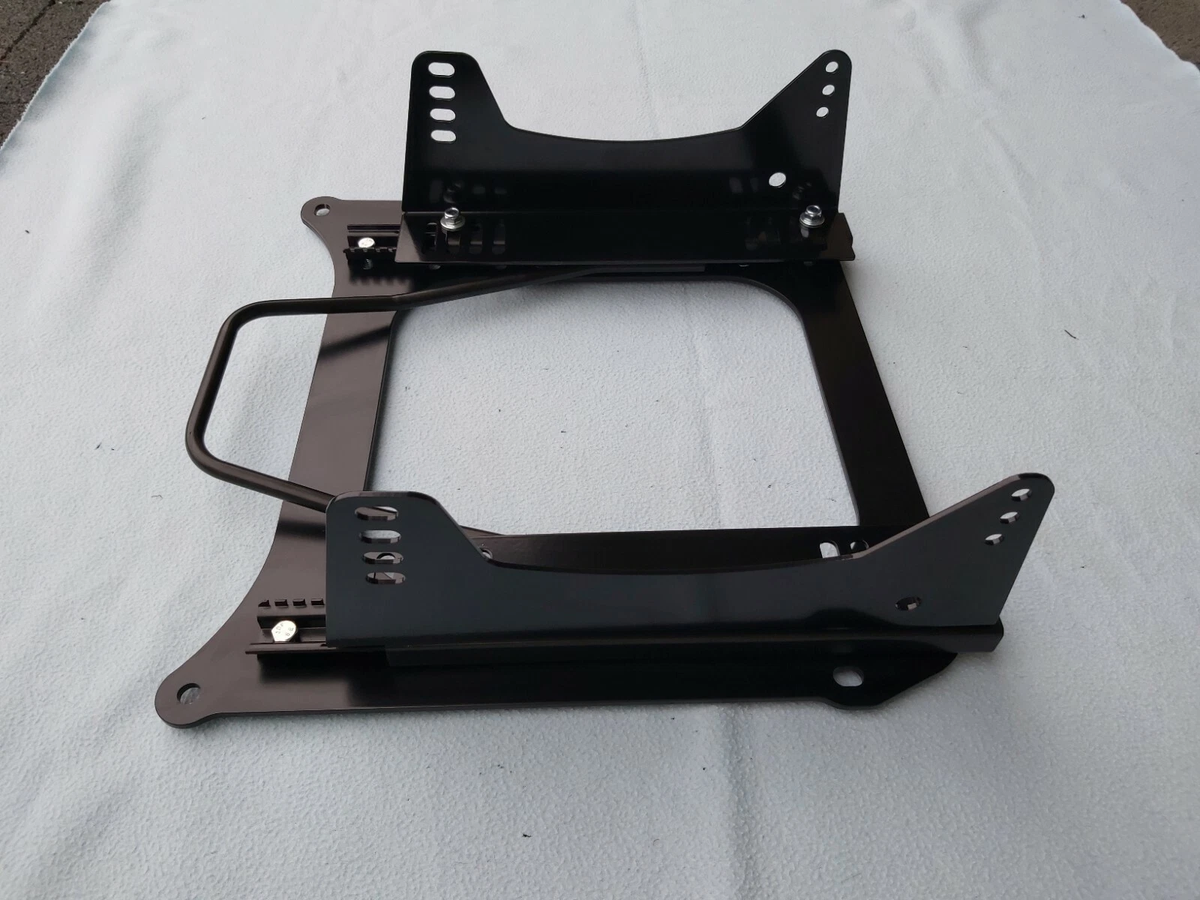 BRACKET w. SLIDERS AND SIDE MOUNTS FOR BUCKET SEATS, BMW E36, E46, M3, MADE IN GERMANY