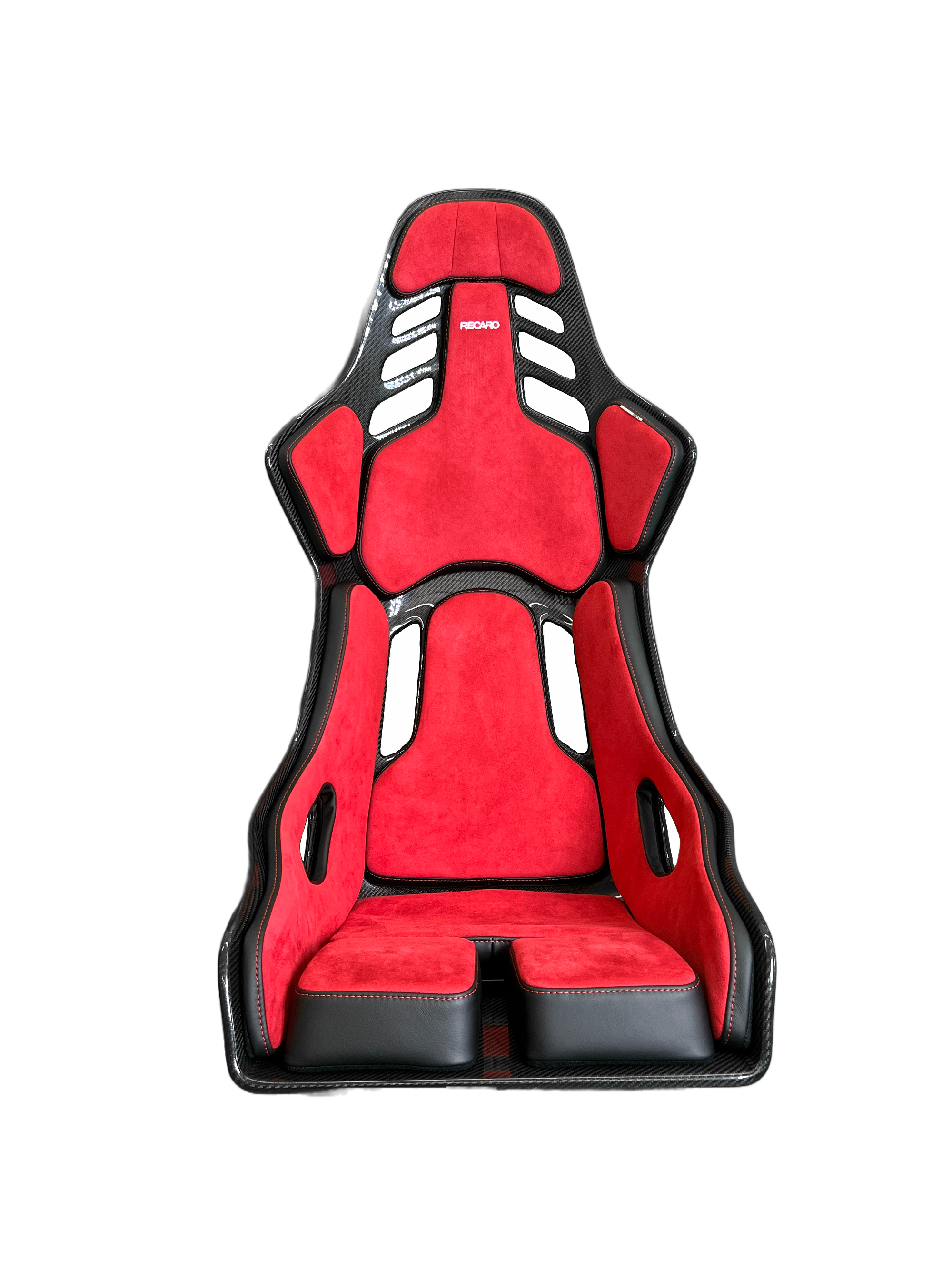 Recaro Podium CF Alcantara Red / Leather Black