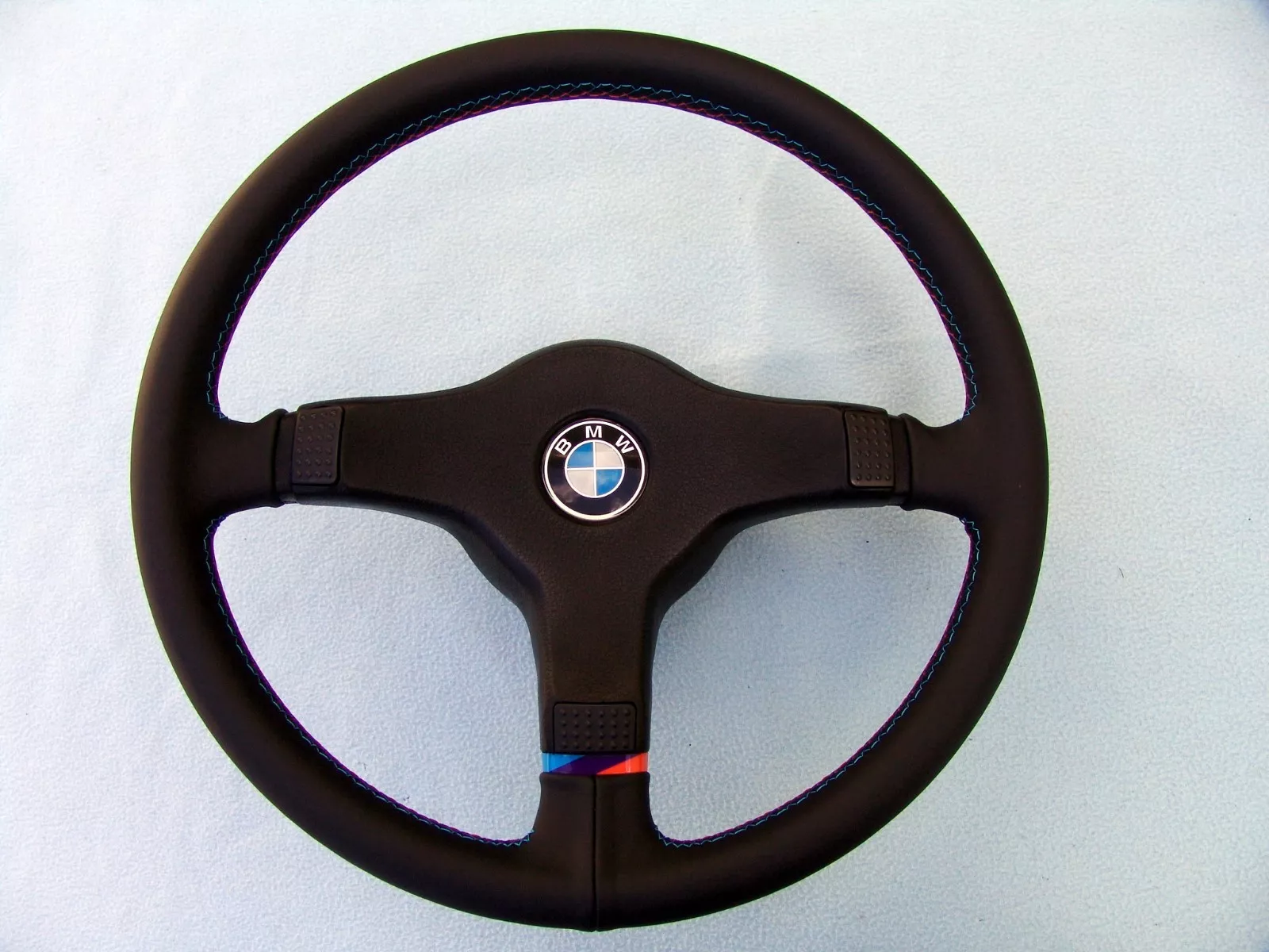 BMW E30 M Technic 1 real leather steering wheel