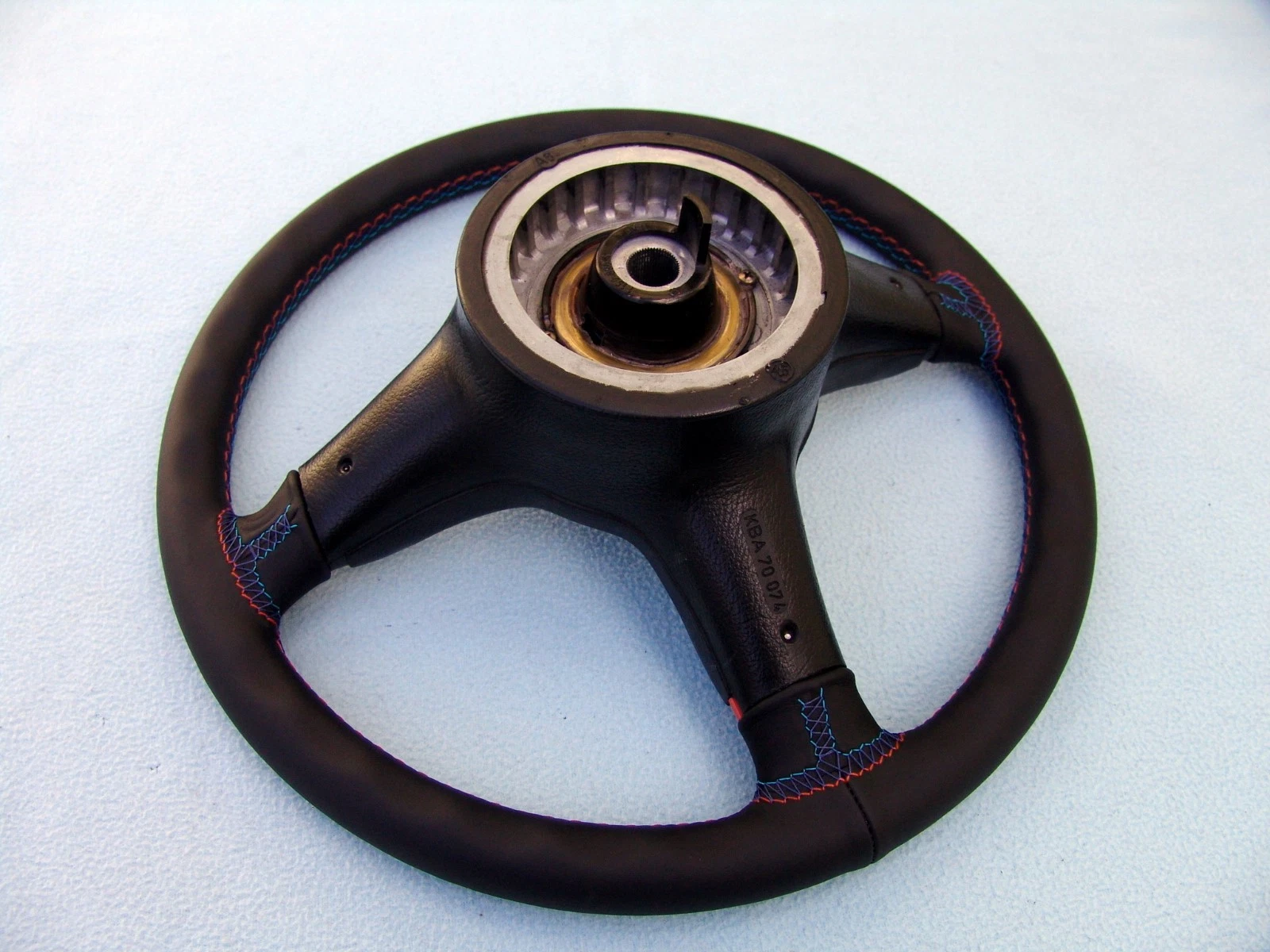 BMW E30 M Technic 1 real leather steering wheel