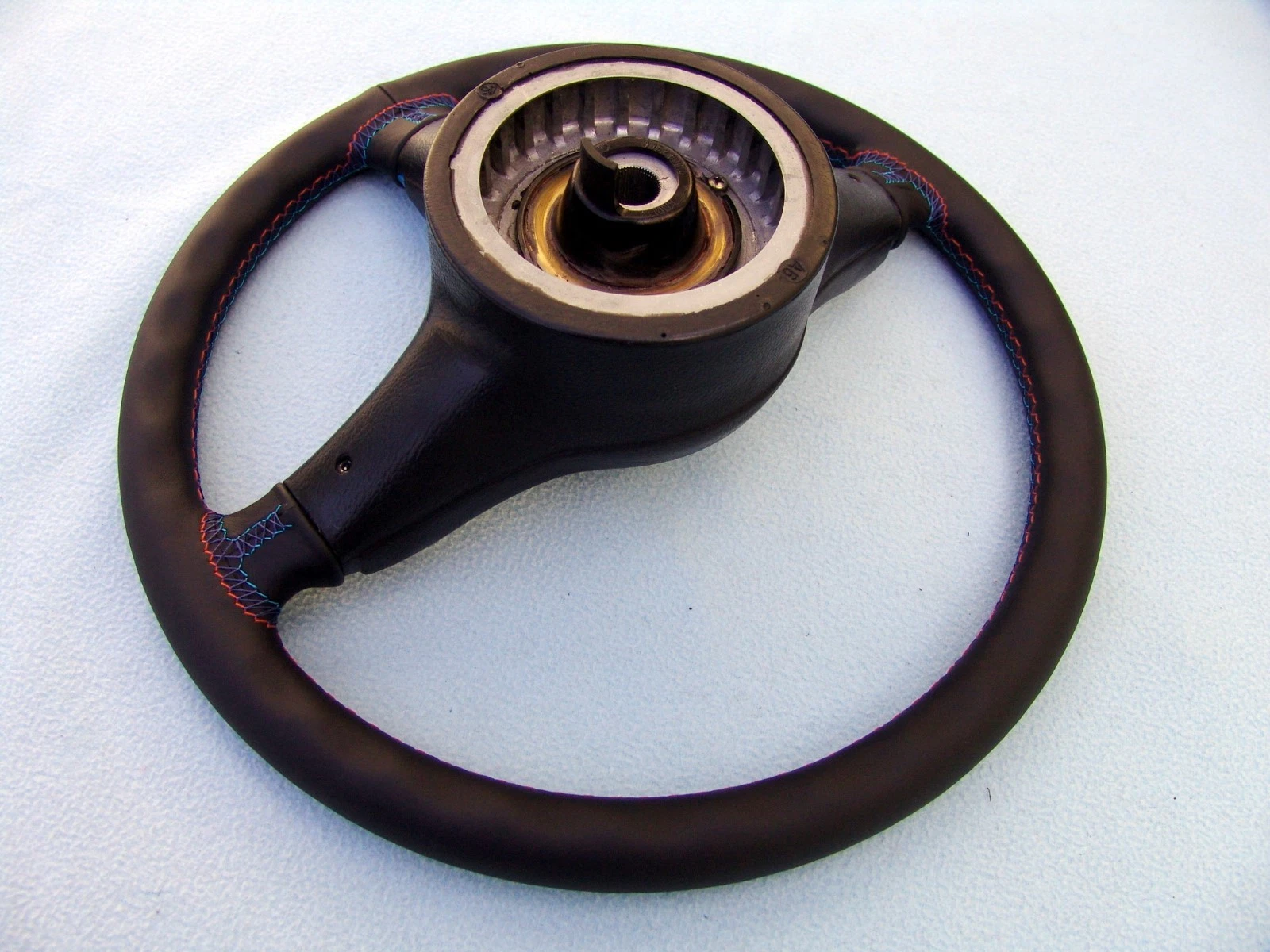 BMW E30 M Technic 1 real leather steering wheel