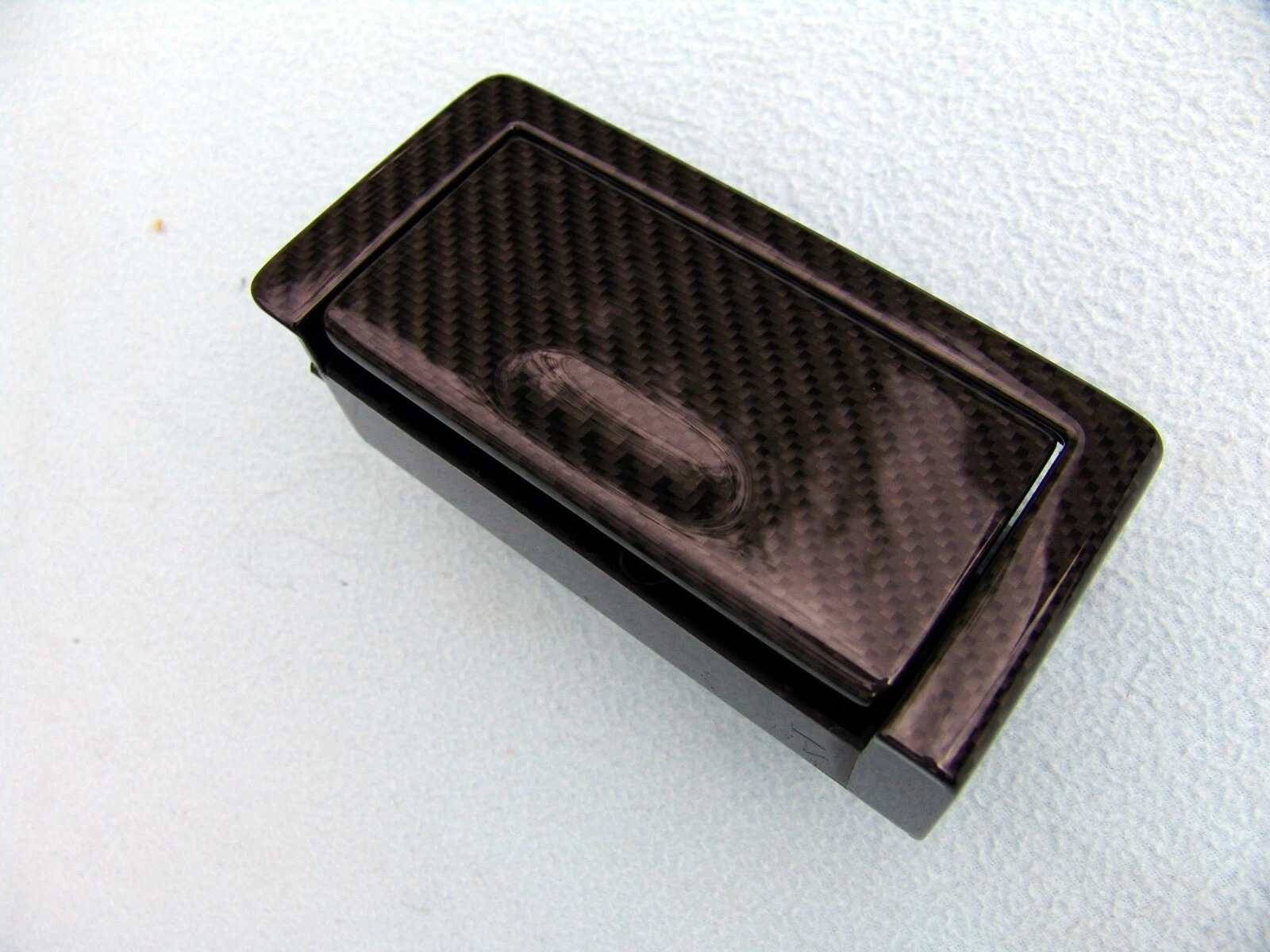BMW E36 M3 REAL CARBON FRONT AND REAR ASH TRAYS, NEW LAMINATED