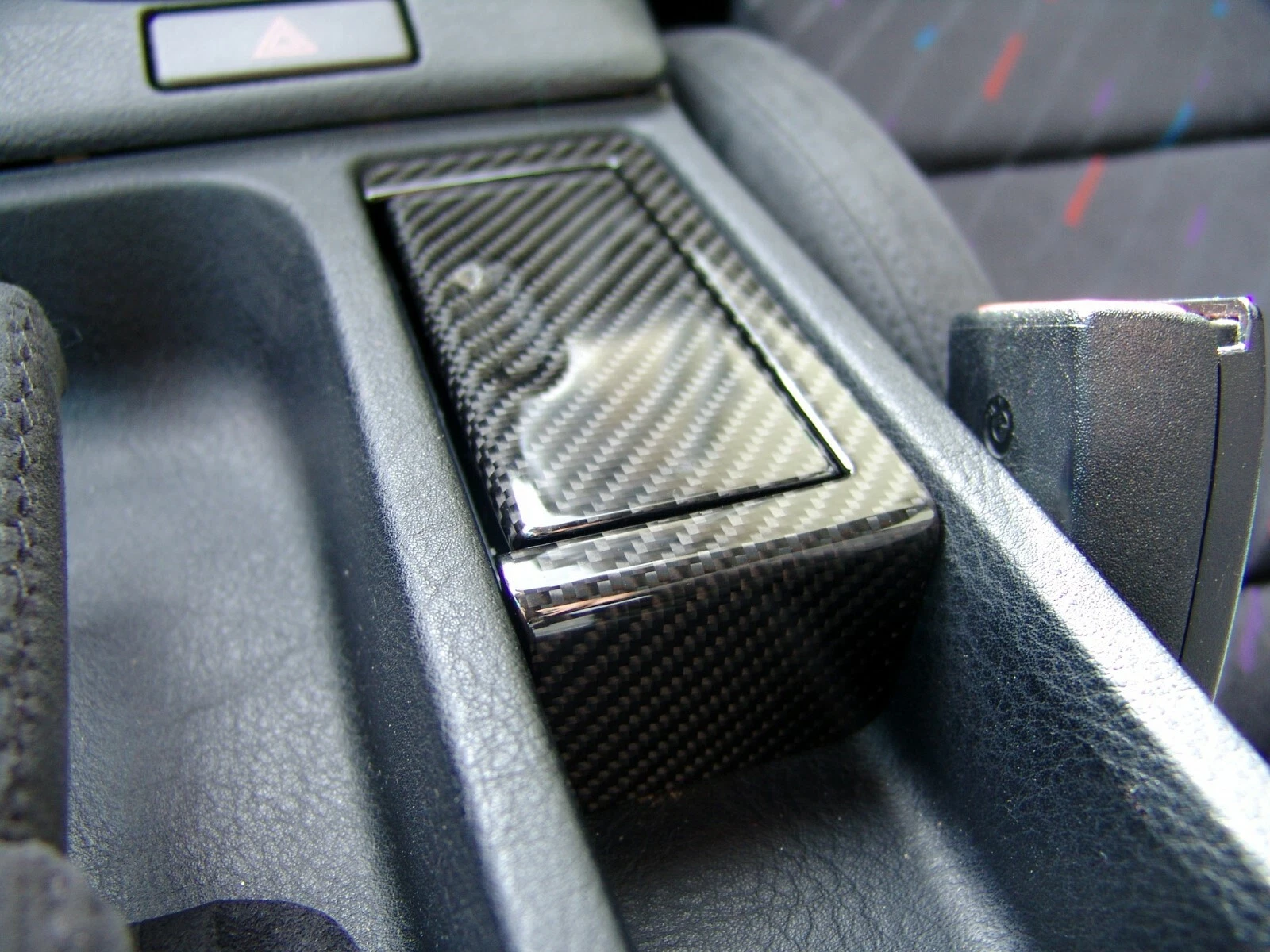 BMW E36 M3 REAL CARBON FRONT AND REAR ASH TRAYS, NEW LAMINATED