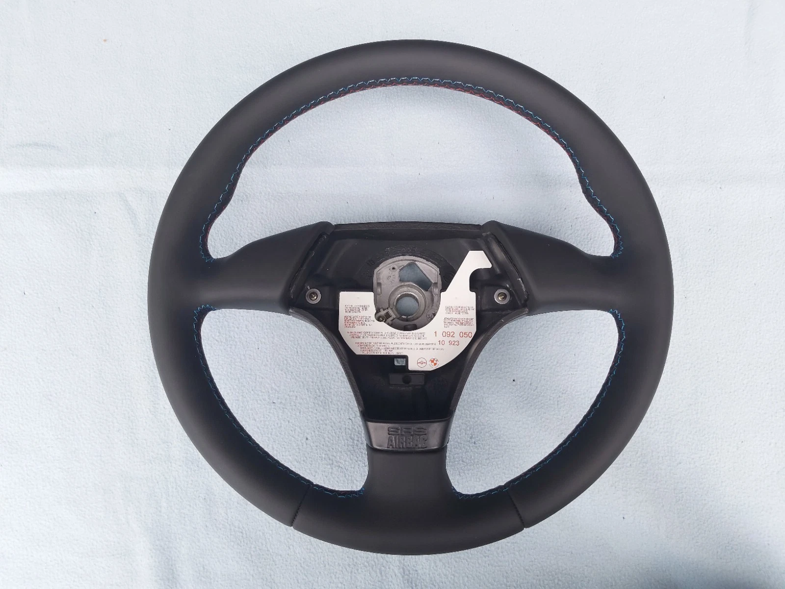 BMW E36 Euro sports steering wheel with thumb rests, new leather