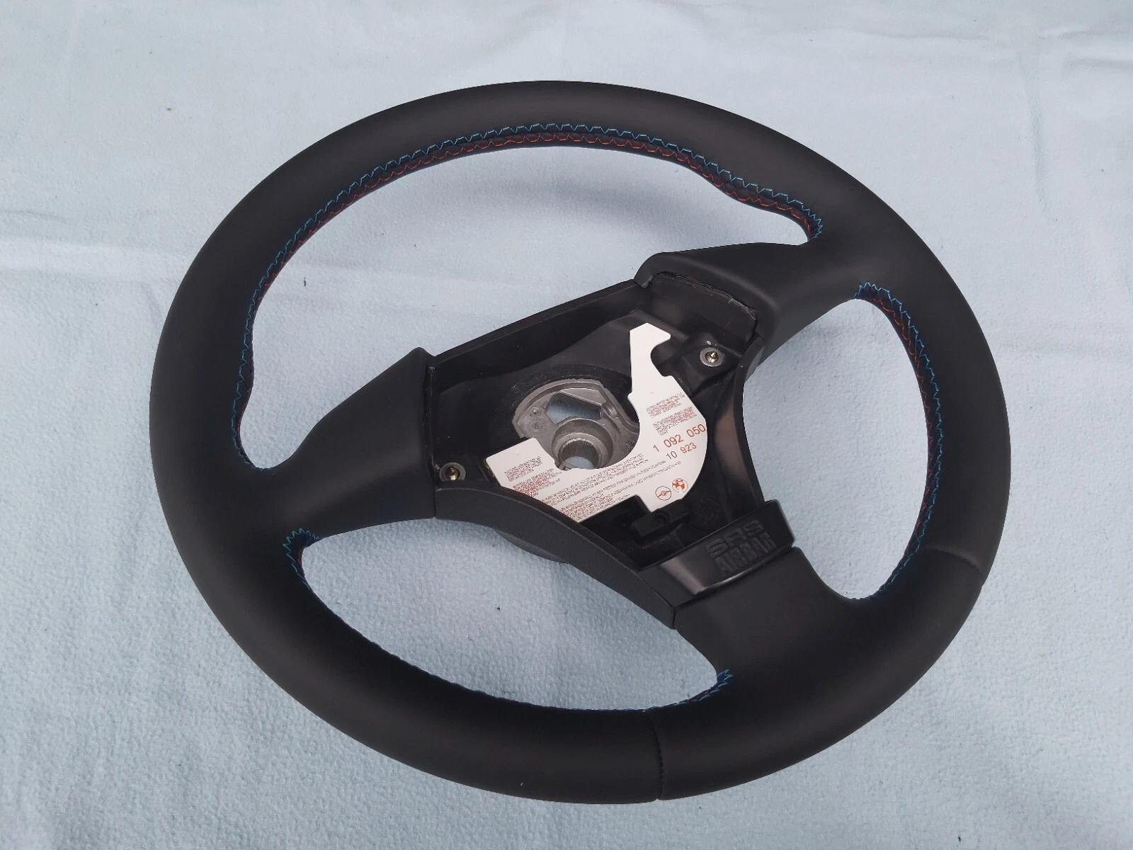 BMW E36 Euro sports steering wheel with thumb rests, new leather