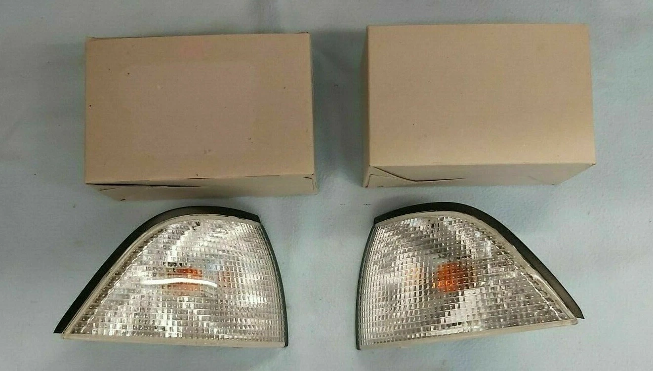 BMW E36 M3 COUPE OEM WHITE TURN SIGNALS, BRAND NEW, ORIGINAL BMW