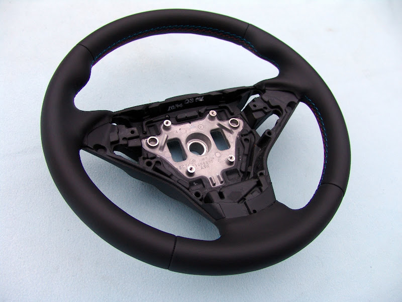 BMW E60, E61 M5, E63, E64 M6 SMG M TECHNIC STEERING WHEEL, NEW NAPPA LEATHER
