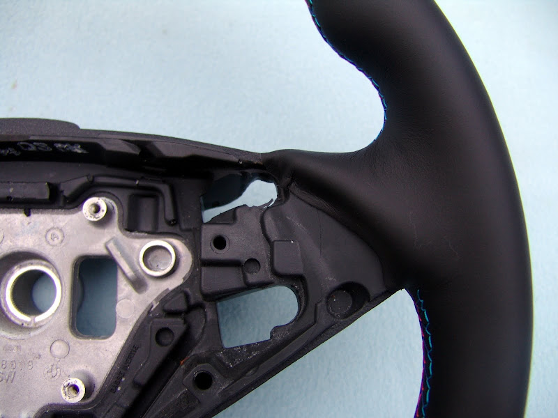 BMW E60, E61 M5, E63, E64 M6 SMG M TECHNIC STEERING WHEEL, NEW NAPPA LEATHER