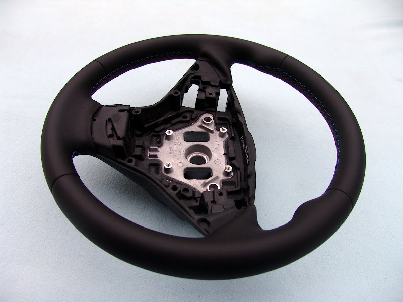 BMW E60, E61 M5, E63, E64 M6 SMG M TECHNIC STEERING WHEEL, NEW NAPPA LEATHER