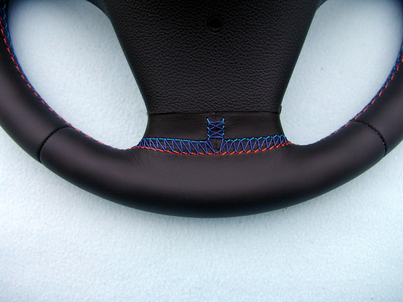 BMW E60, E61 M5, E63, E64 M6 SMG M TECHNIC STEERING WHEEL, NEW NAPPA LEATHER