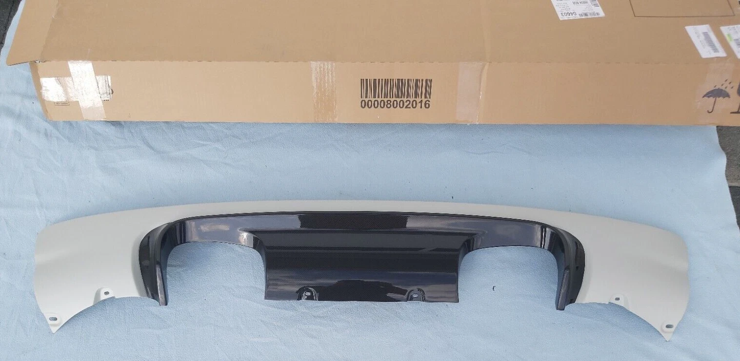 BMW E46 M3 CSL REAL CARBON COVER FOR REAR BUMPER, ORIGINAL BMW, NEW, 51127897863