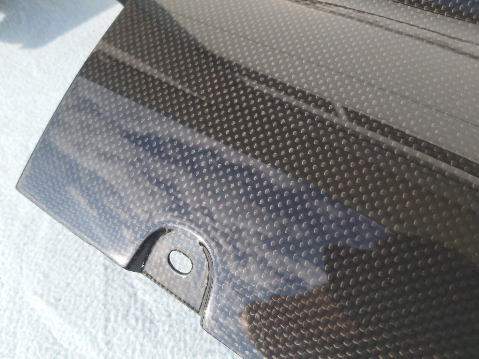 BMW E46 M3 CSL REAL CARBON COVER FOR REAR BUMPER, ORIGINAL BMW, NEW, 51127897863