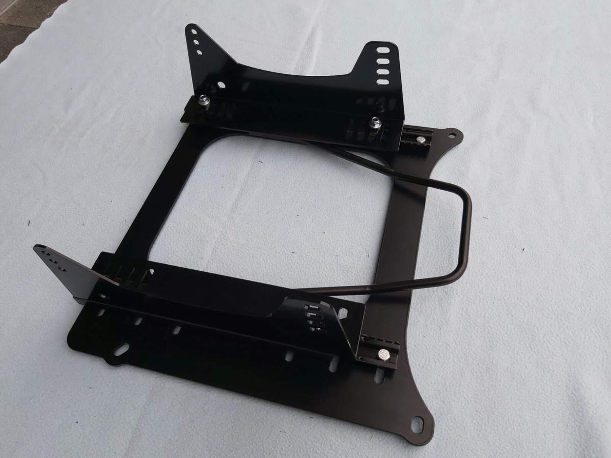 BRACKET w. SLIDERS AND SIDE MOUNTS FOR BUCKET SEATS, BMW E36, E46, M3, MADE IN GERMANY